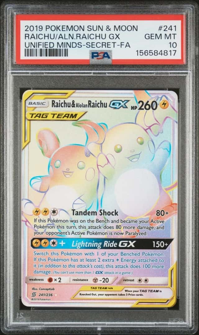 Raichu & Alolan Raichu GX
