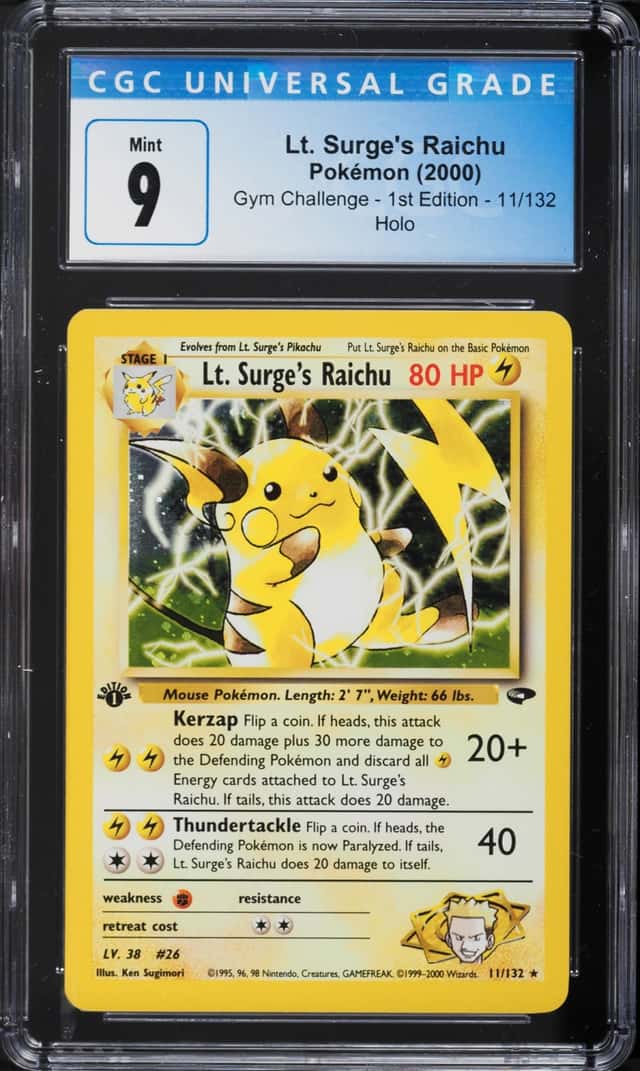 Lt. Surge's Raichu