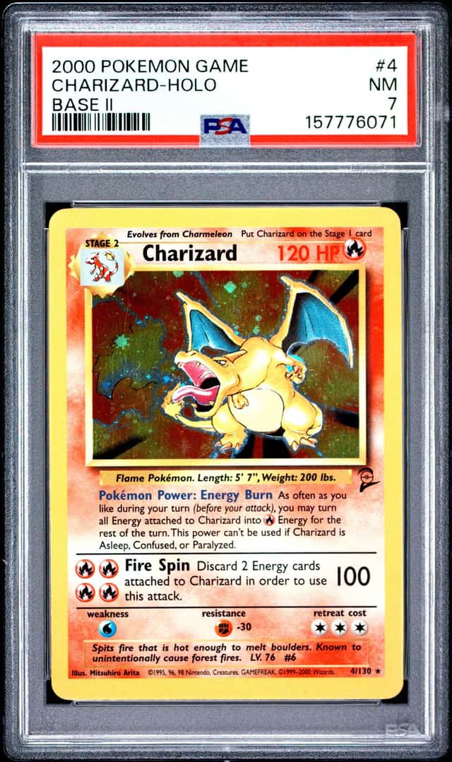 2000 Pokemon Base Set 2 Holo Charizard #4