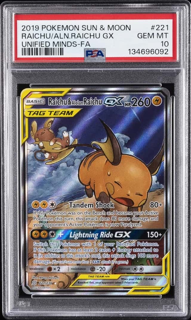 Raichu & Alolan Raichu GX