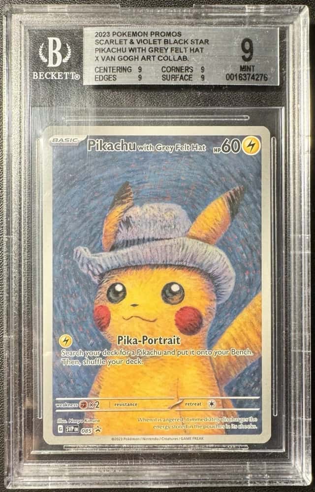 Pikachu/Grey Felt Hat