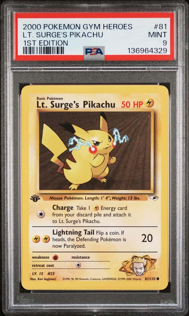 Lt. Surge's Pikachu