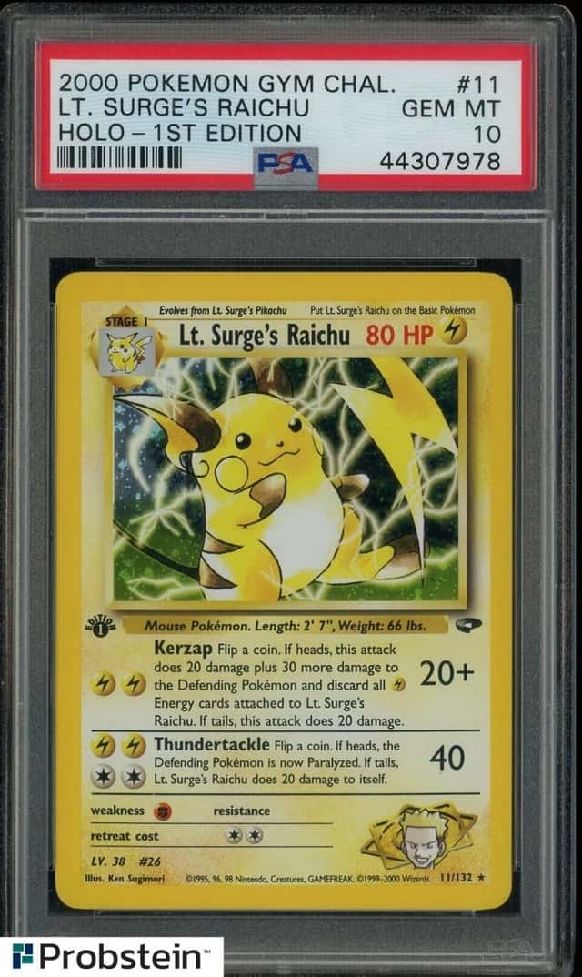 Lt. Surge's Raichu