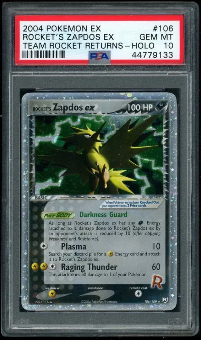 Rocket's Zapdos EX