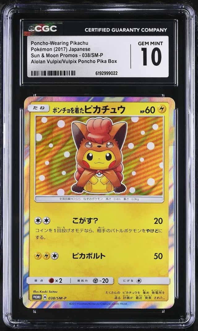 Poncho-Wearing Pikachu