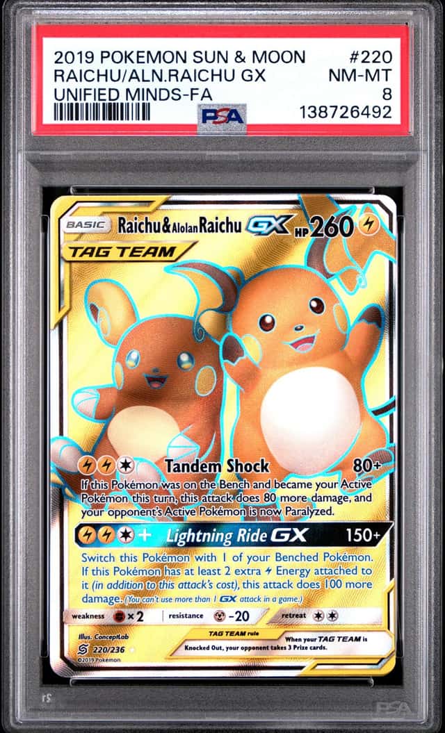 Raichu & Alolan Raichu GX