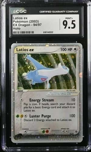 Pokémon Latios ex 2003 EX Dragon 94/97 Holo CGC 9.5