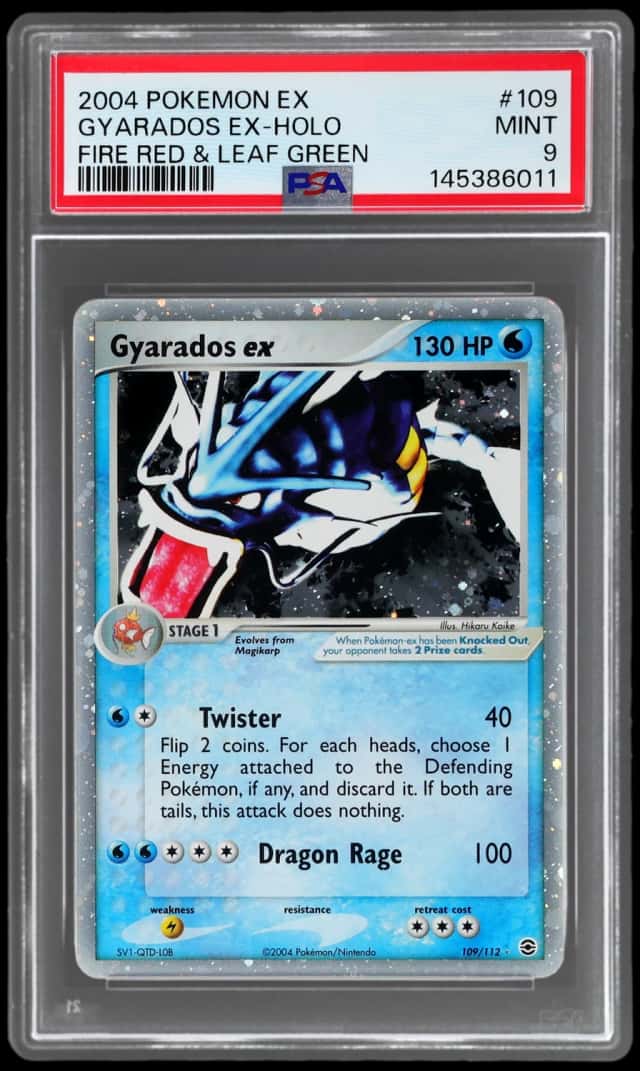 2004 Pokemon Ex Fire Red Leaf Green Gyarados Ex #109