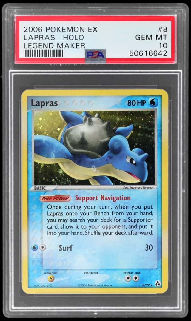 2006 Pokemon Ex Legend Maker Holo Lapras #8