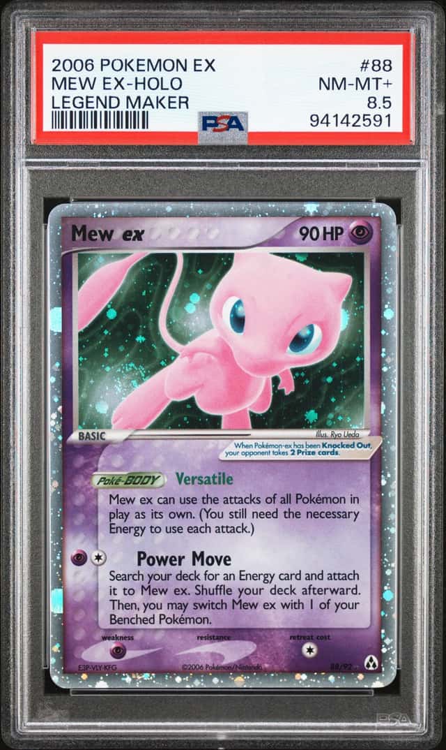 2006 Pokemon Ex Legend Maker Holo Mew Ex #88