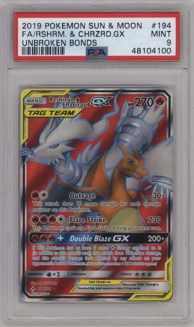 Reshiram & Charizard GX