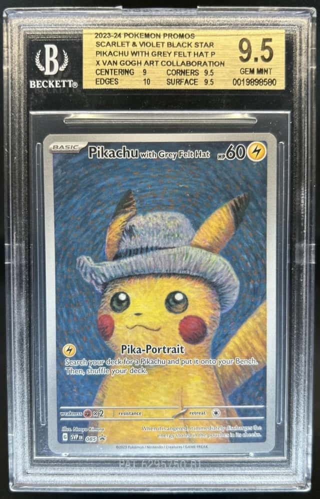 Pikachu/Grey Felt Hat
