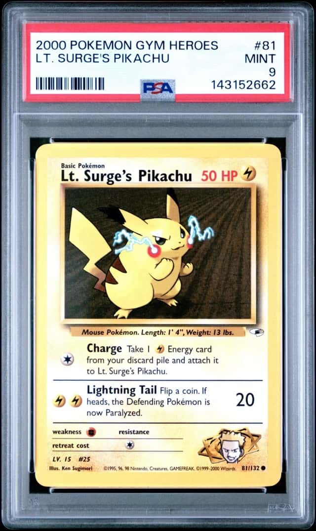 Lt. Surge's Pikachu