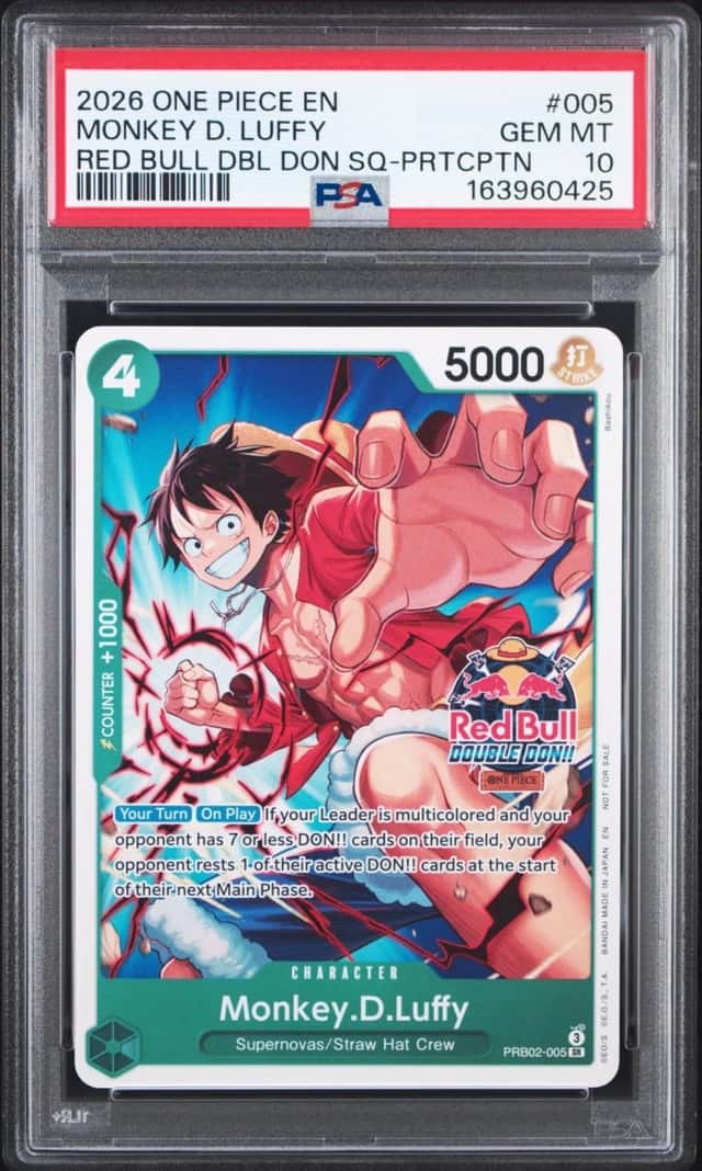 2026 ONE PIECE PROMOS #005 MONKEY D. LUFFY PSA 10