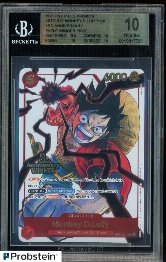 Monkey.D.Luffy SR/(3rd Anniversary Event )