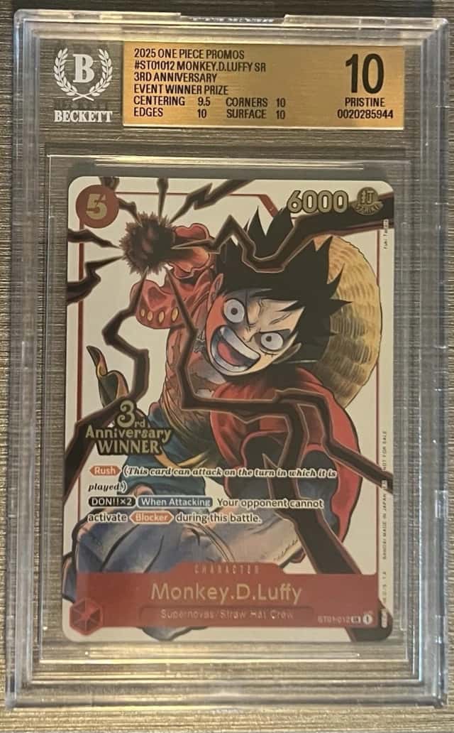 Monkey.D.Luffy SR/(3rd Anniversary Event )