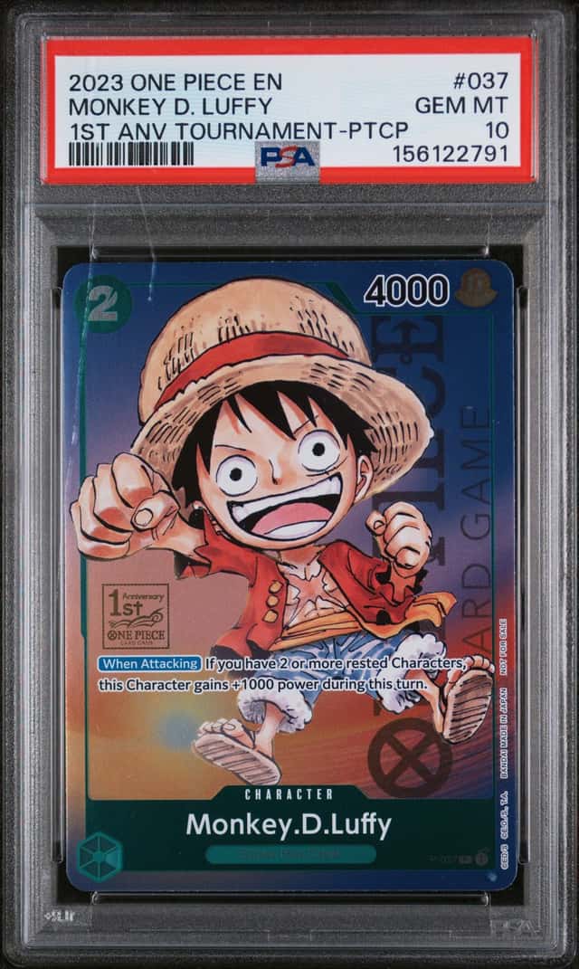 2023 One Piece Promo 1st Anniversary Tournament Participant Monkey D. Luffy #P-037