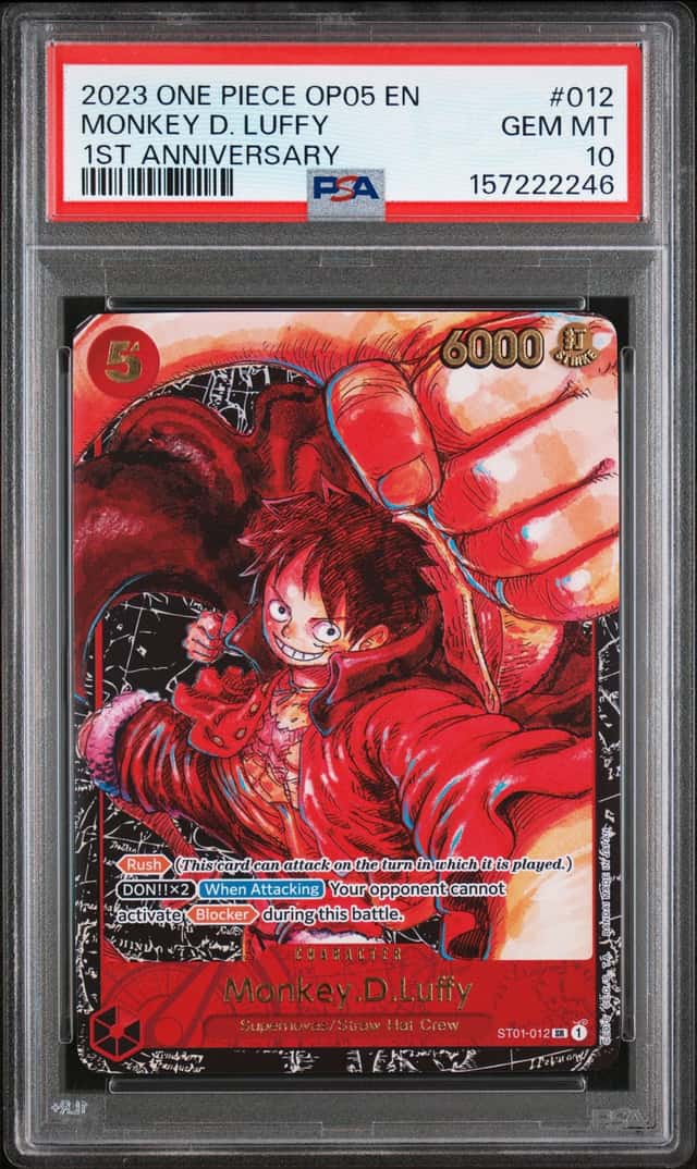 2023 One Piece Awakening of the New Era 1st Anniversary Monkey D. Luffy #ST01-012