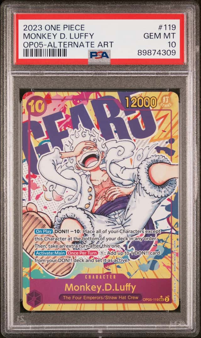 2023 One Piece Awakening of the New Era Alternate Art Monkey D. Luffy #OP05-119