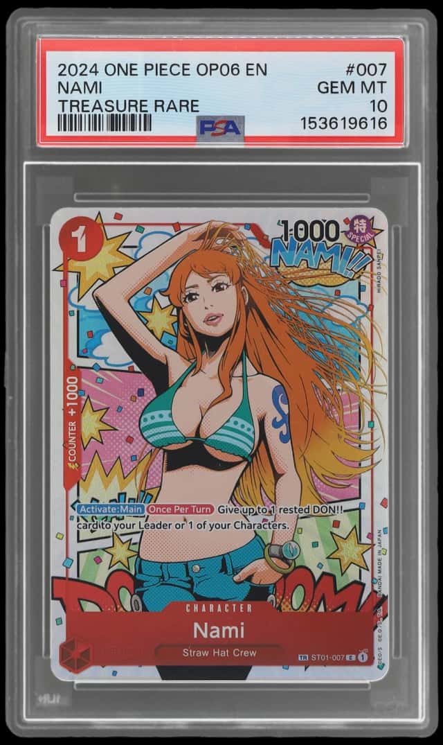 2024 One Piece Wings of the Captain Treasure Rare Nami #ST01007