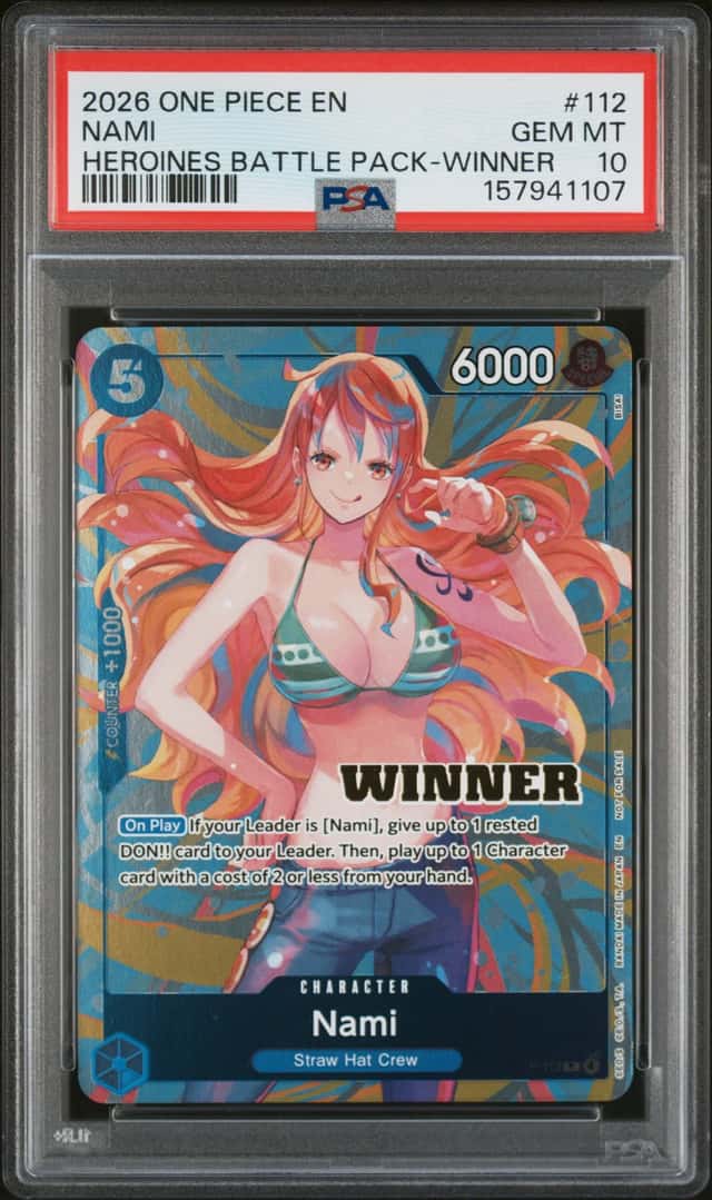 2026 One Piece Tournament Promo Heroines Battle Winner Nami #P-112