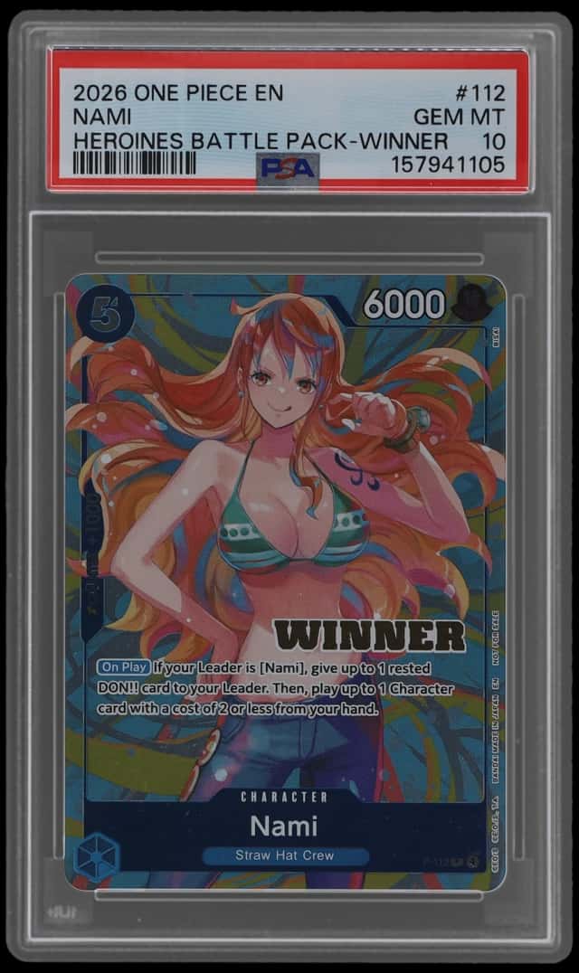 2026 One Piece Tournament Promo Heroines Battle Winner Nami #P-112