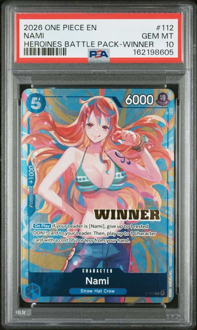 2026 One Piece Tournament Promo Heroines Battle Winner Nami #P-112