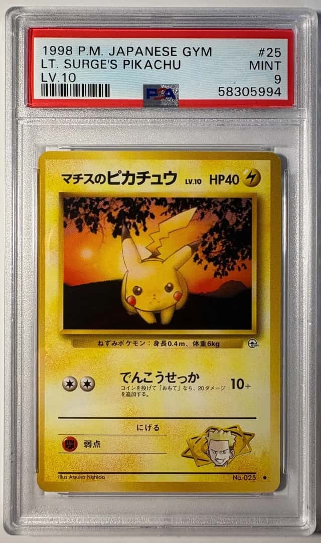 Lt. Surge's Pikachu