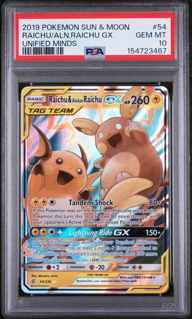 Raichu & Alolan Raichu GX