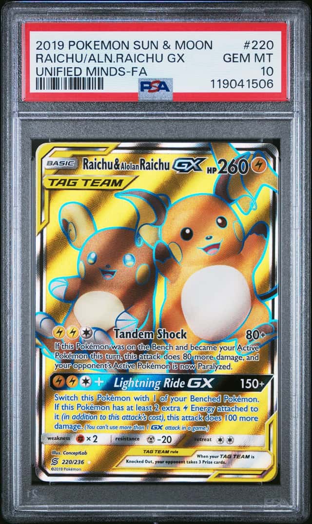 Raichu & Alolan Raichu GX