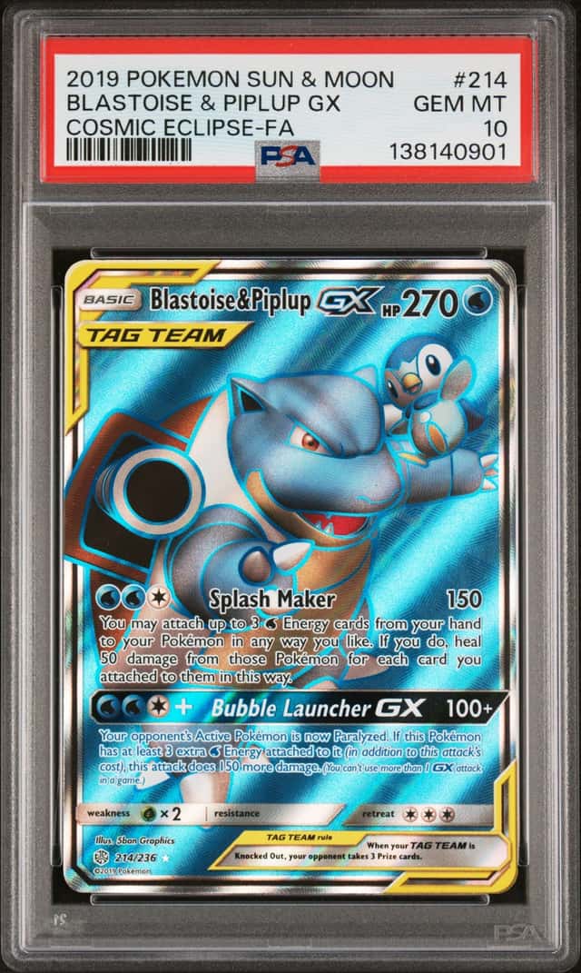 Blastoise & Piplup GX