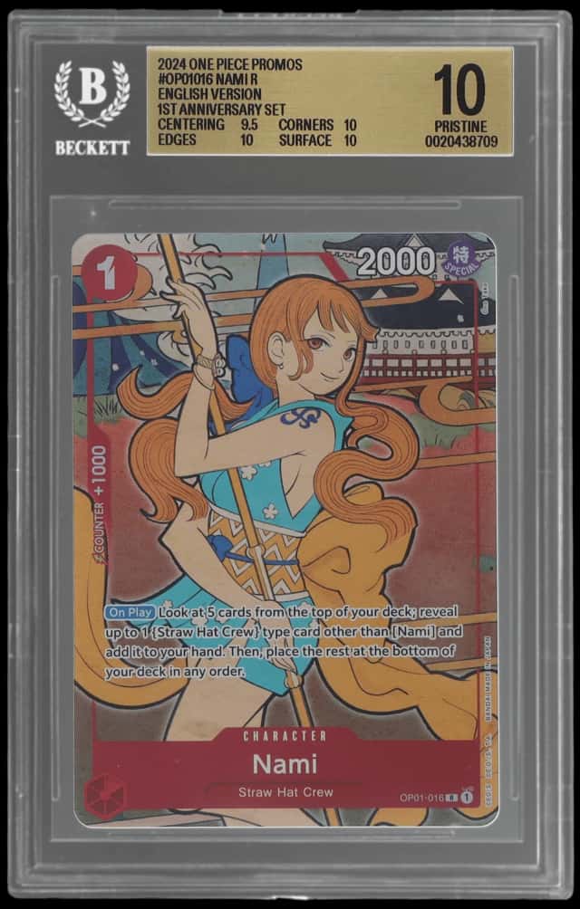 2024 One Piece Promo 1st Anniversary Set Nami #OP01-016