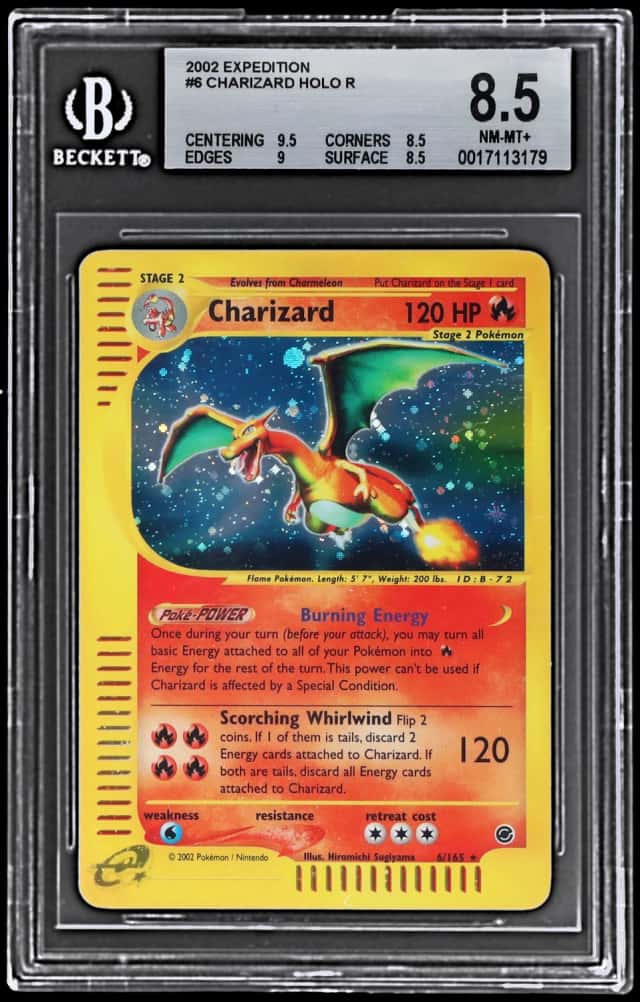 2002 Pokemon Expedition Holo Charizard #6