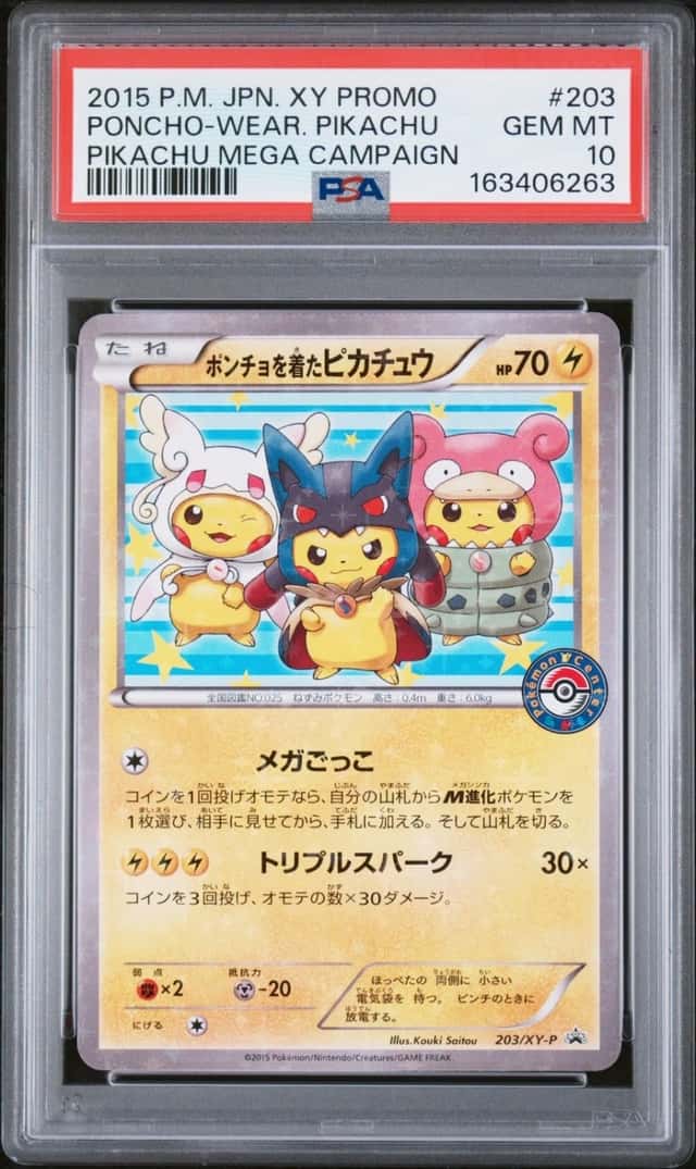 Poncho-Wear Pikachu