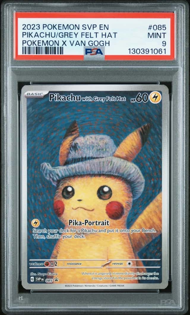 Pikachu/Grey Felt Hat