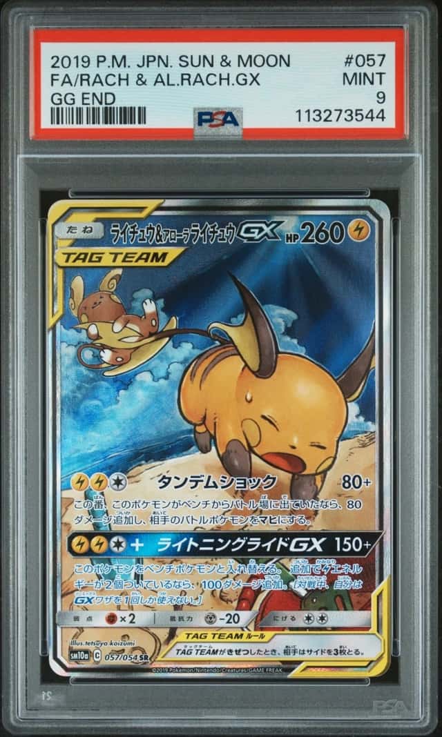 Raichu & Alolan Raichu GX