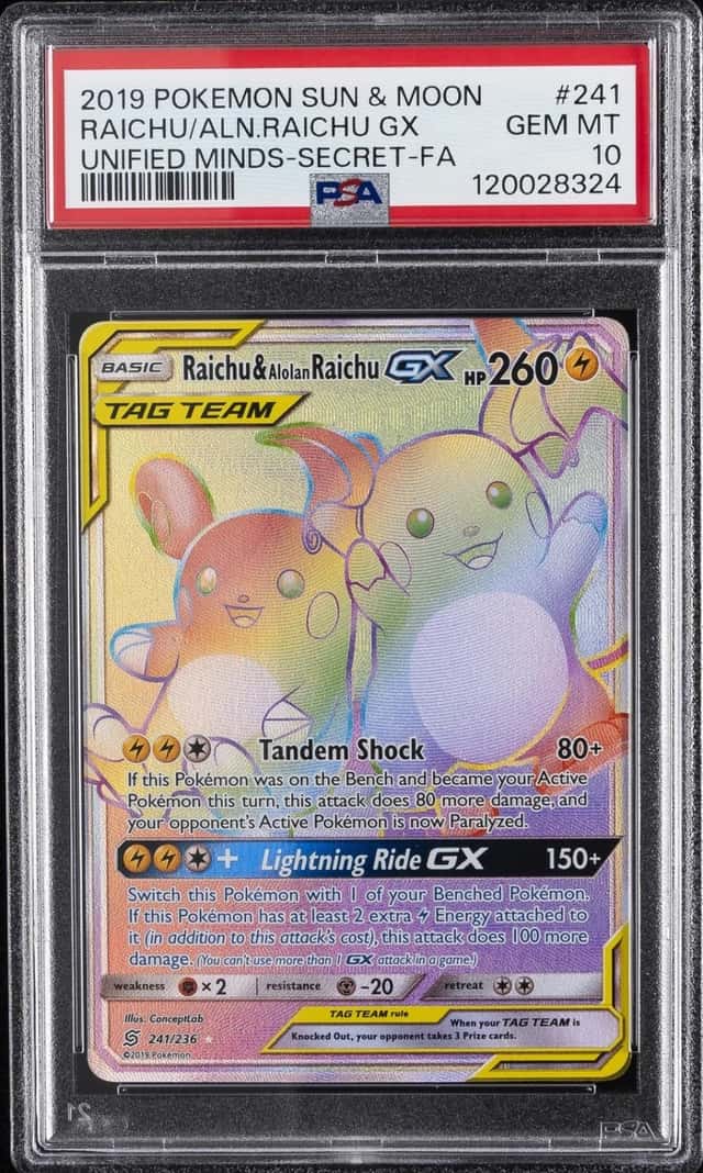 Raichu & Alolan Raichu GX