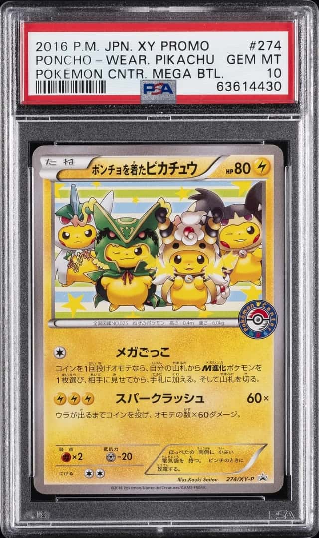 Poncho-Wearing Pikachu