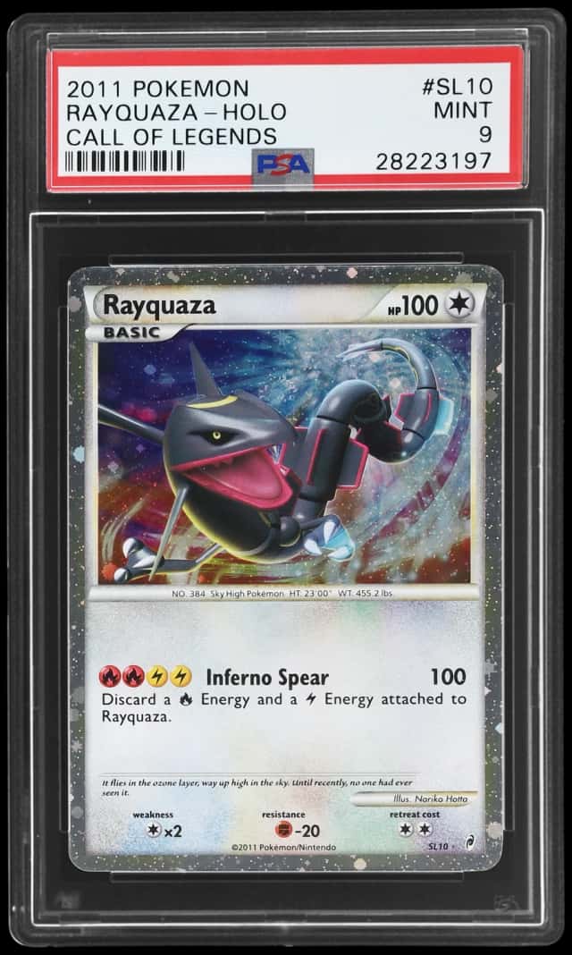 2011 Pokemon Call of Legends Shiny Holo Rayquaza #SL10