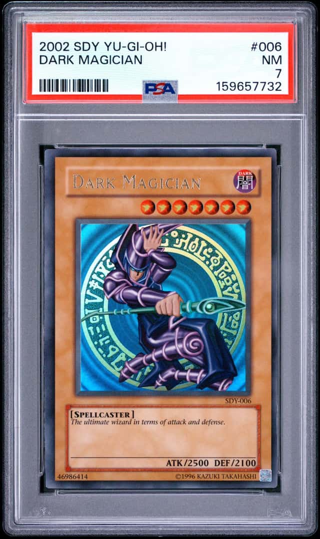 Dark Magician SDY-006 Ultra Rare Unlimited Yugioh PSA 7 *732