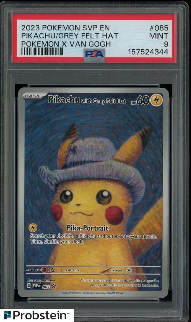 Pikachu/Grey Felt Hat