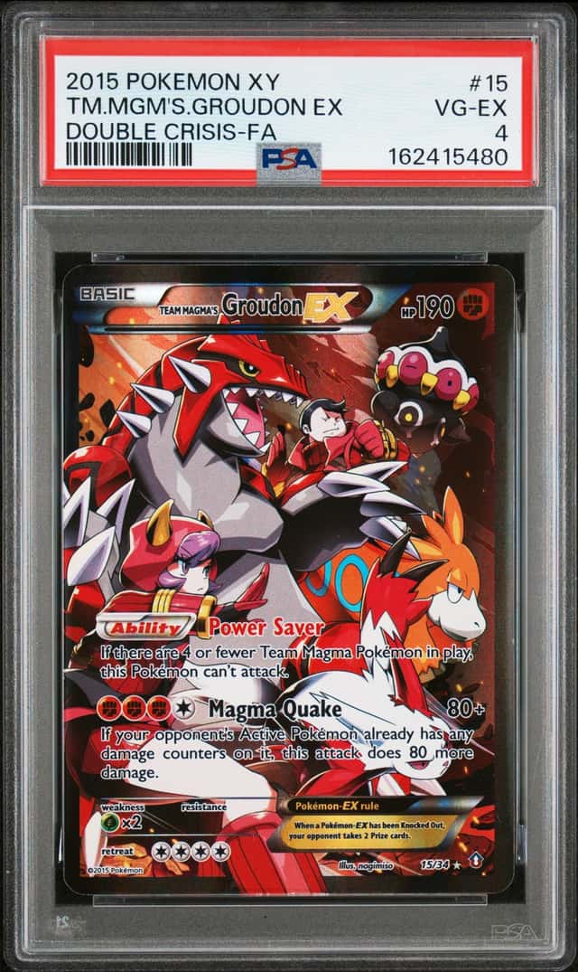 Team Magma's Groudon EX