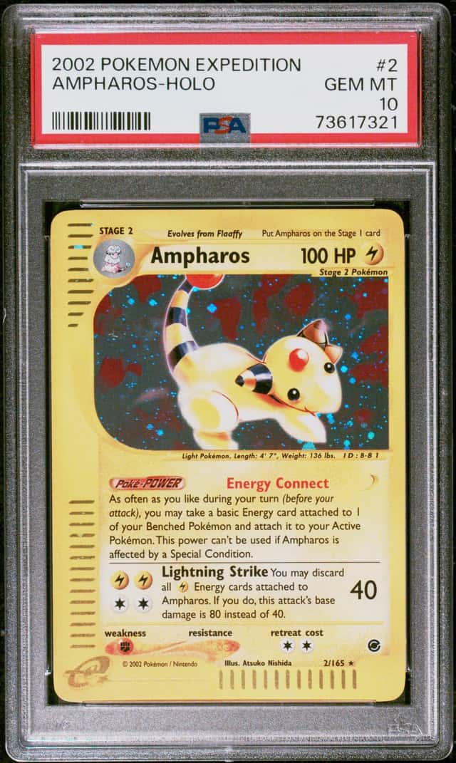 2002 Pokemon Expedition Holo Ampharos #2