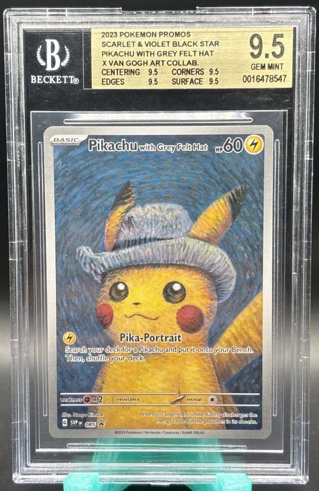 Pikachu/Grey Felt Hat