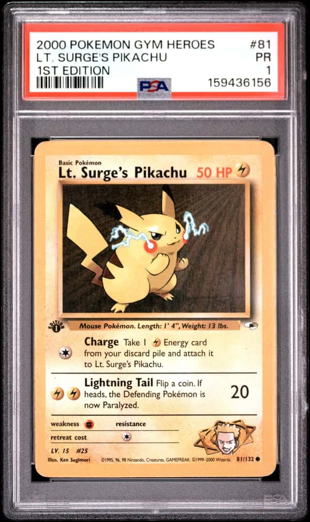 Lt. Surge's Pikachu