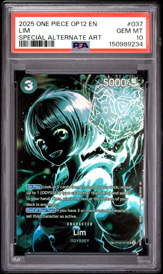 2025 One Piece Card Game Legacy of the Master Special Alternate Art Lim #OP09-037