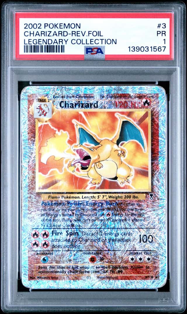 2002 Pokemon Legendary Collection Reverse Foil Charizard #3