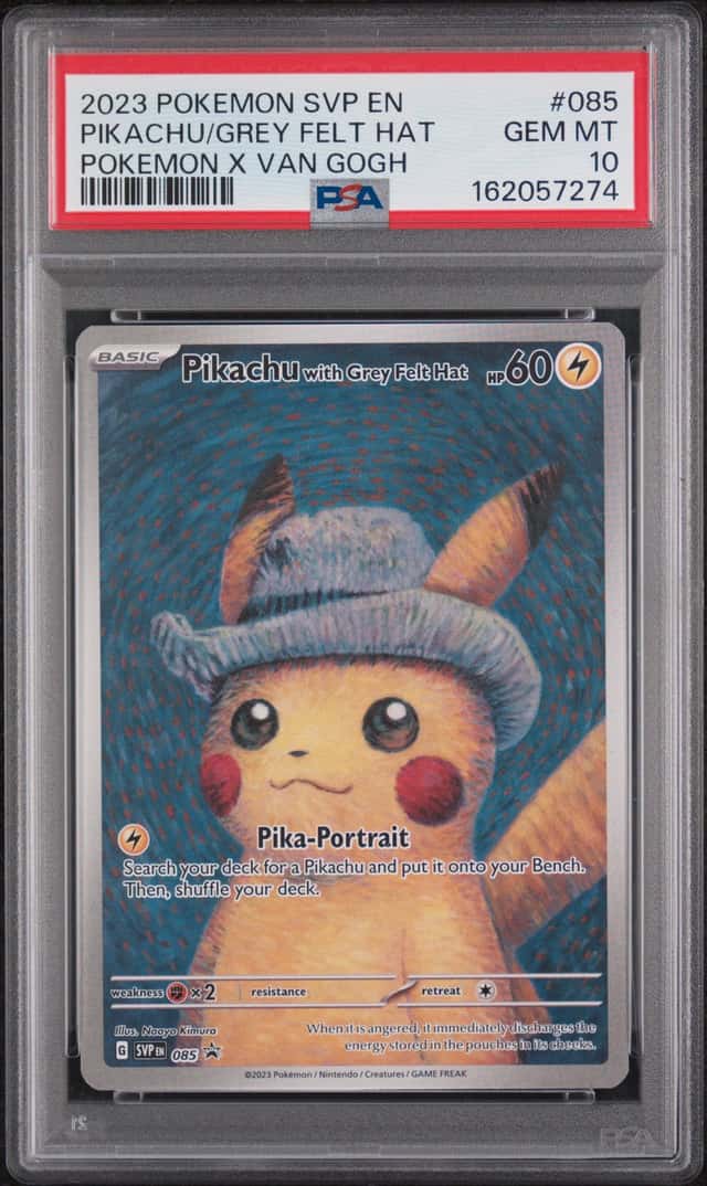 Pikachu/Grey Felt Hat