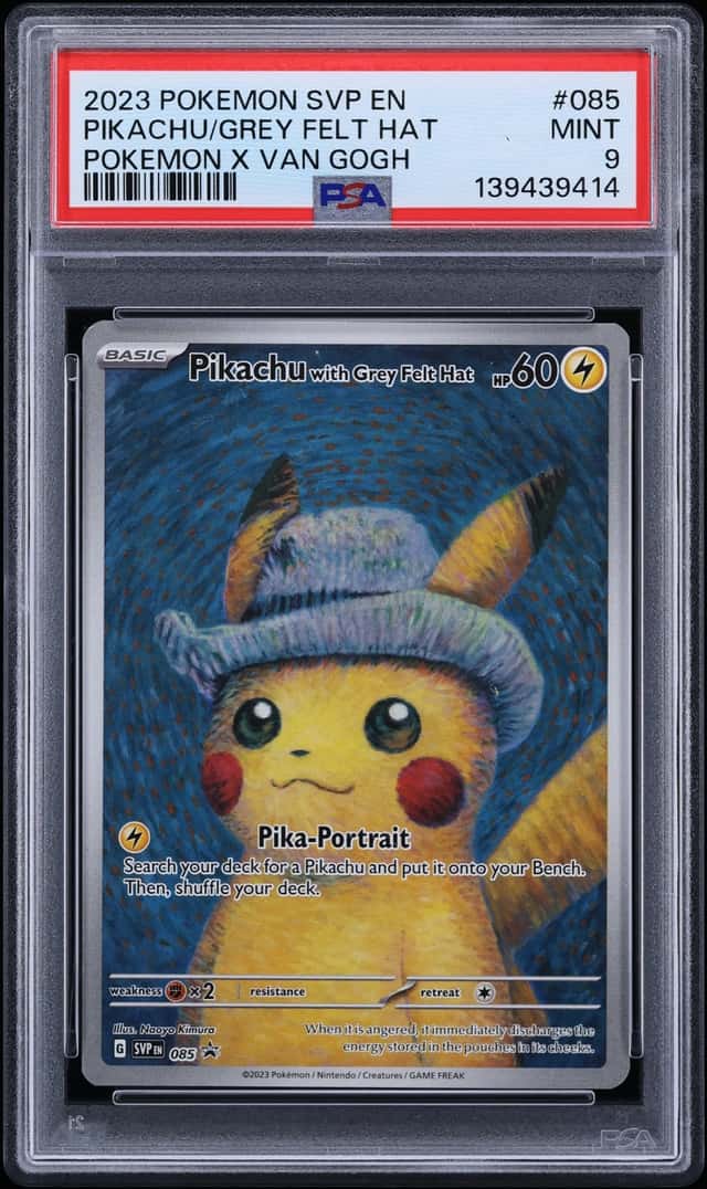 Pikachu/Grey Felt Hat