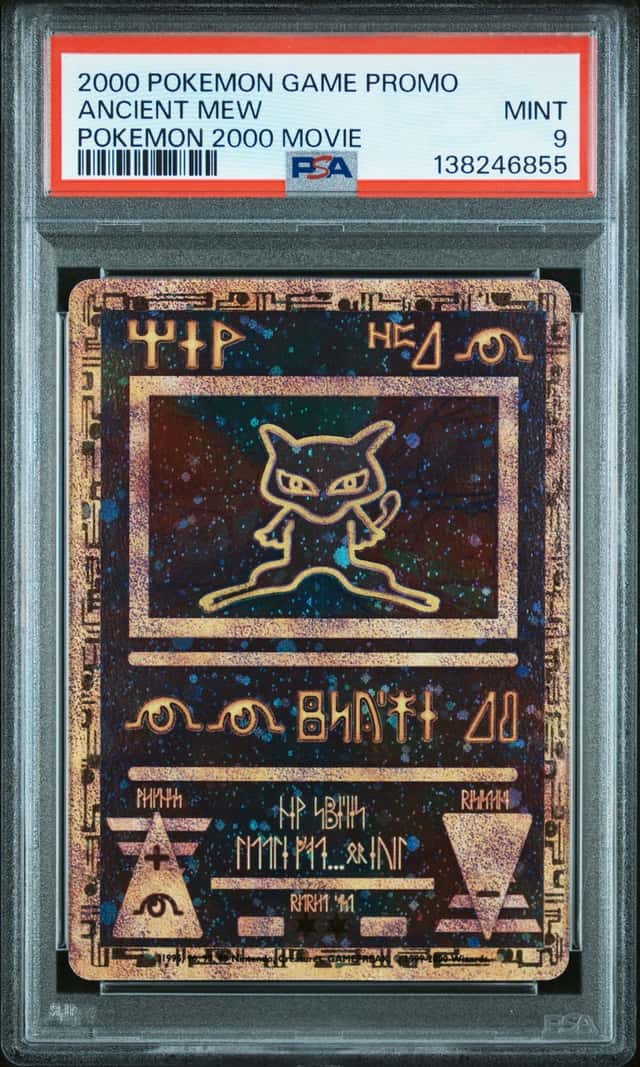 2000 Pokemon Game Promo Pokemon 2000 Movie Ancient Mew PSA 9 MINT